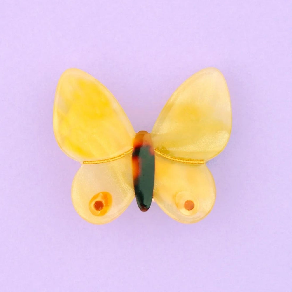 【Coucou Suzette】Yellow Butterfly Hair Clip _ chu chu CHUPETERIA