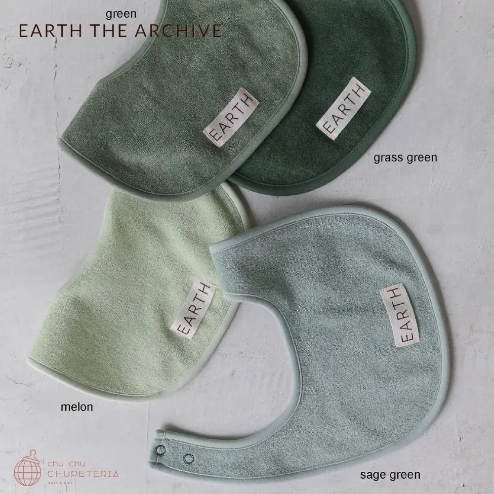5月下旬発送予定》【EARTH THE ARCHIVE】Organic Bib - chu chu
