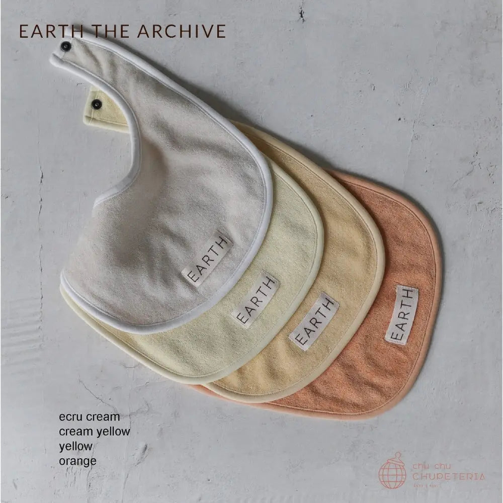 EARTH THE ARCHIVE 3枚 5月下旬発送予定》【EARTH THE ARCHIVE】Organic Bib - chu chu
