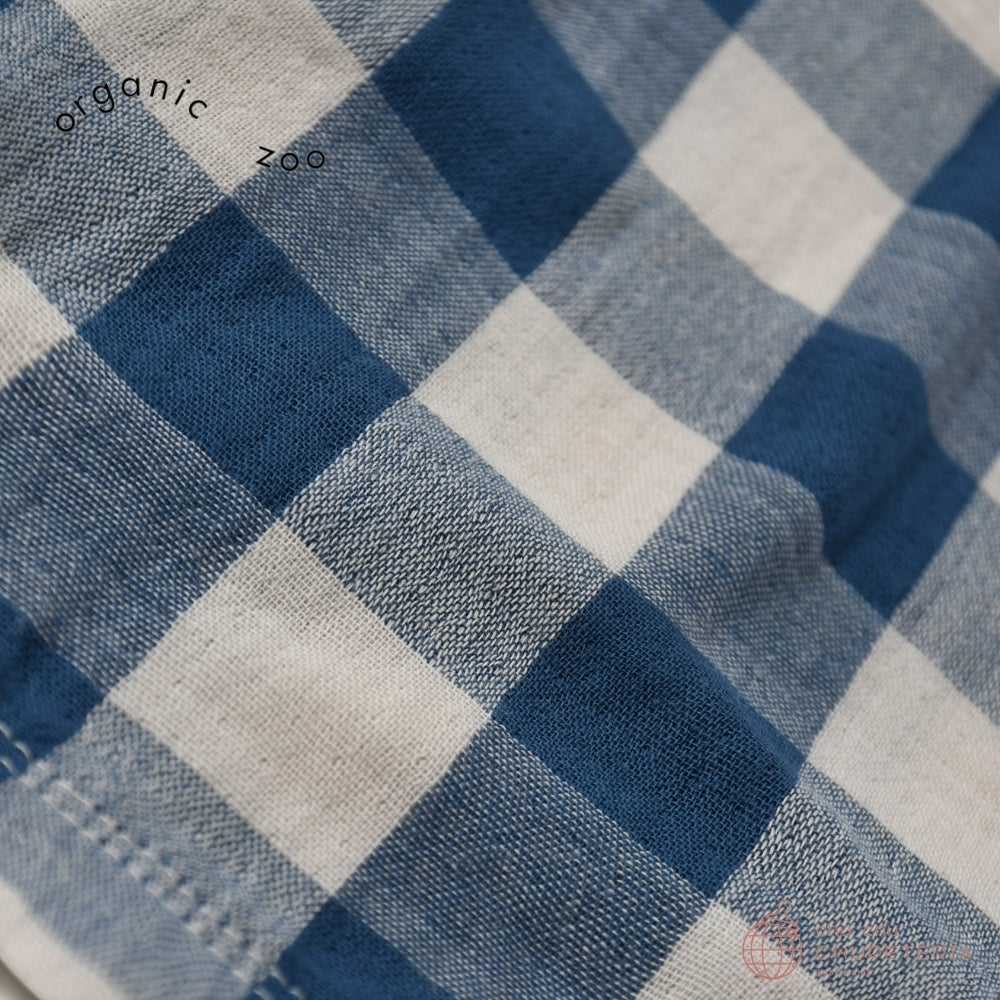 ボトムス organic zoo Blue Gingham Pants organic zoo Pottery Blue Gingham Fisherman Pa
