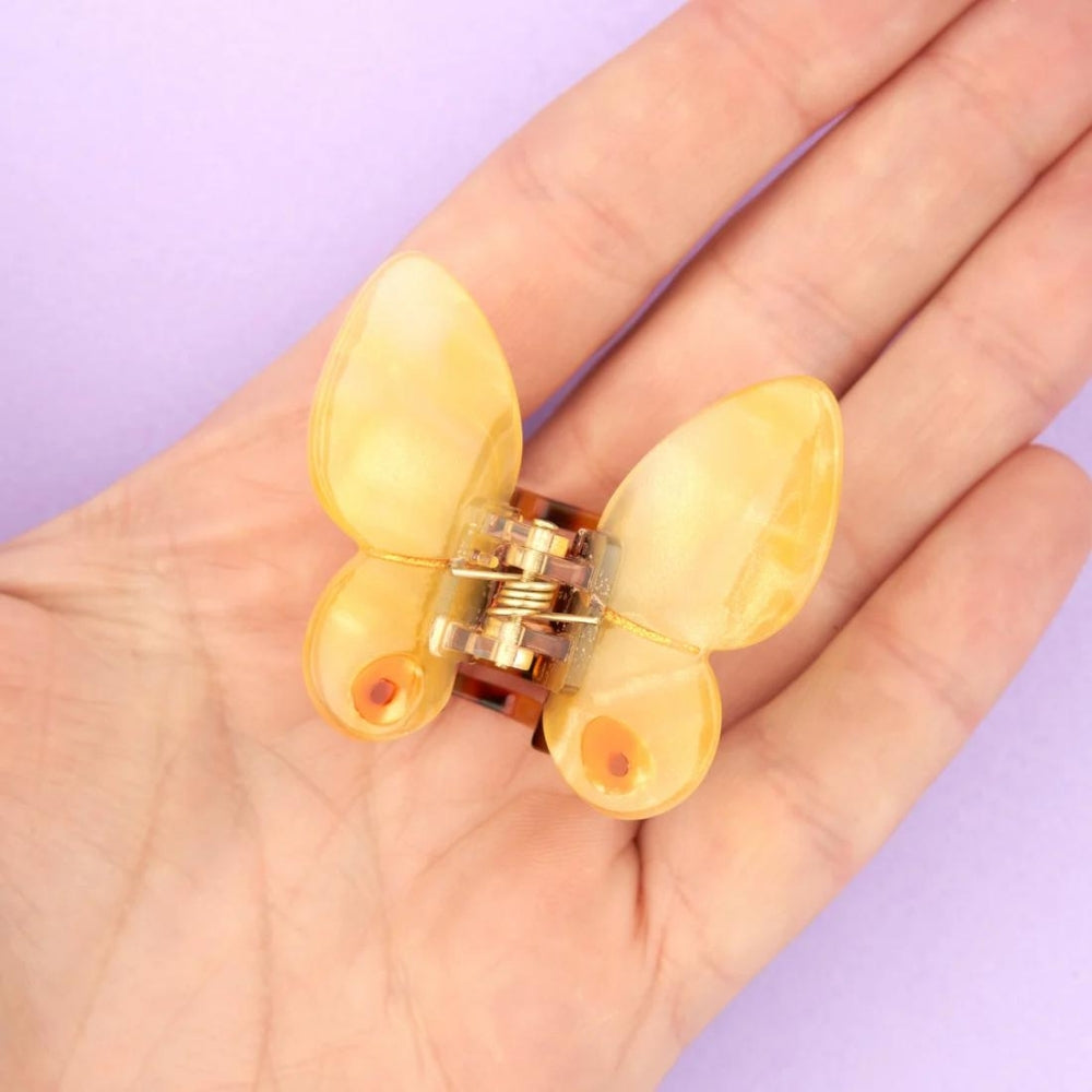 【Coucou Suzette】Yellow Butterfly Mini Hair Claw _ chu chu CHUPETERIA