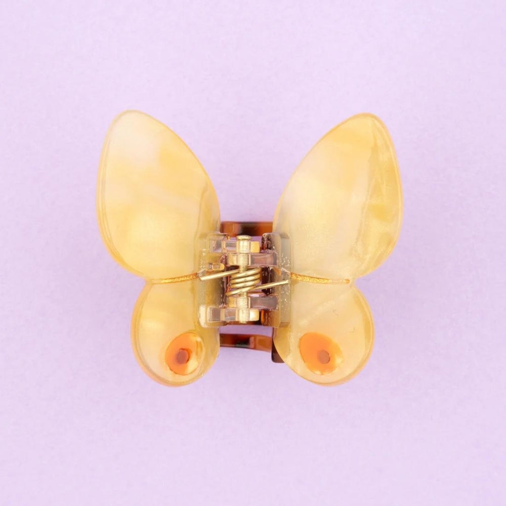 【Coucou Suzette】Yellow Butterfly Mini Hair Claw _ chu chu CHUPETERIA