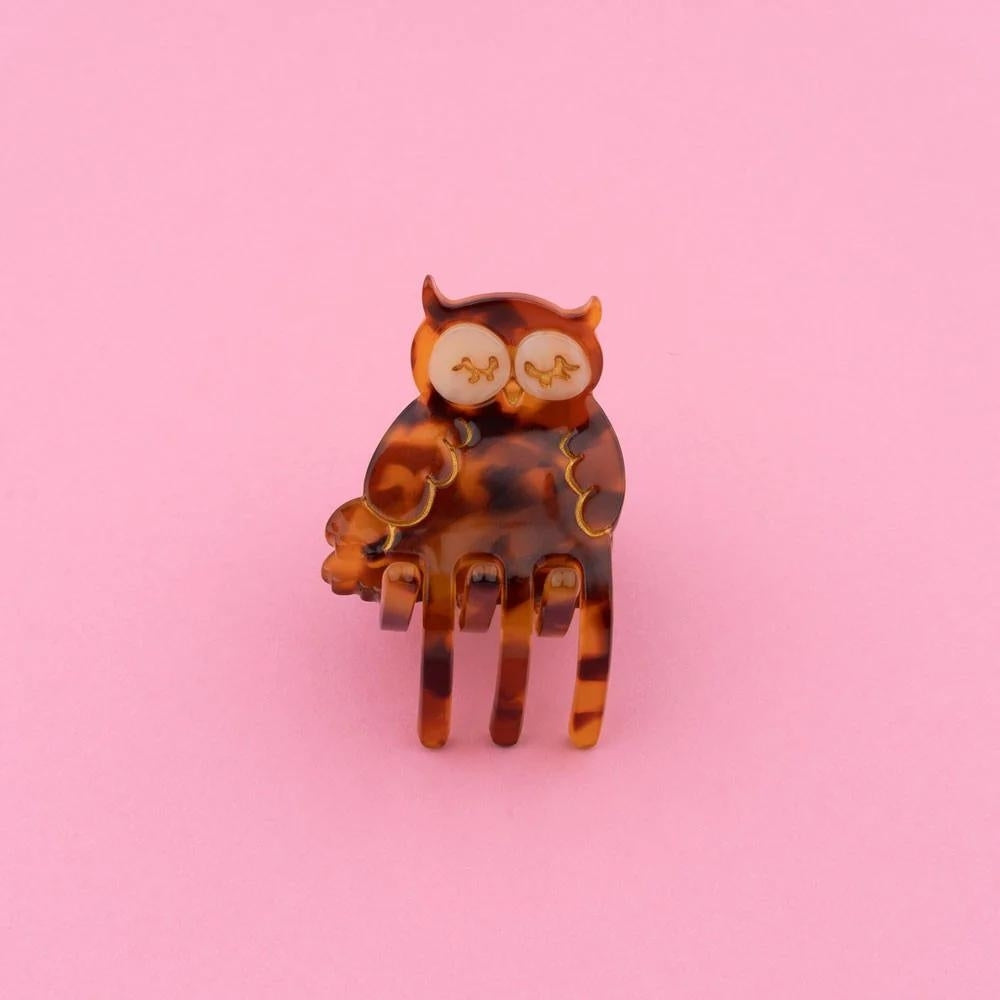 【Coucou Suzette】Owl Mini Hair Claw _ chu chu CHUPETERIA