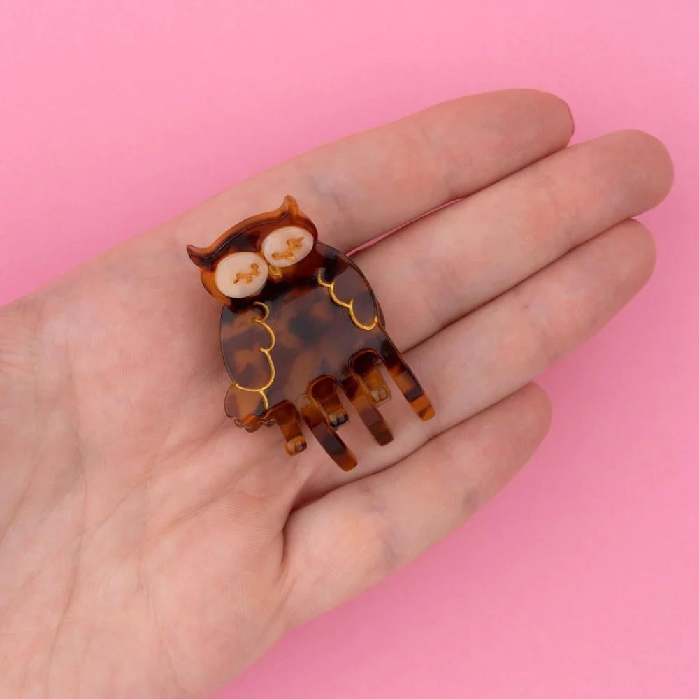 【Coucou Suzette】Owl Mini Hair Claw _ chu chu CHUPETERIA
