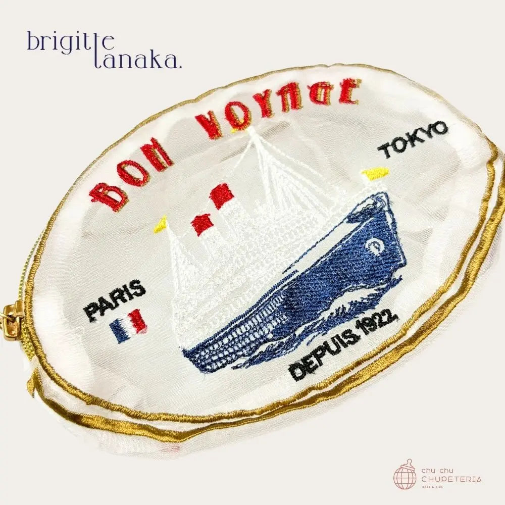 《即納/6月中旬入荷予定》《送料無料》【Brigitte Tanaka】26SS Collection -  Bon Voyage Paquebot Pouch _ chu chu CHUPETERIA