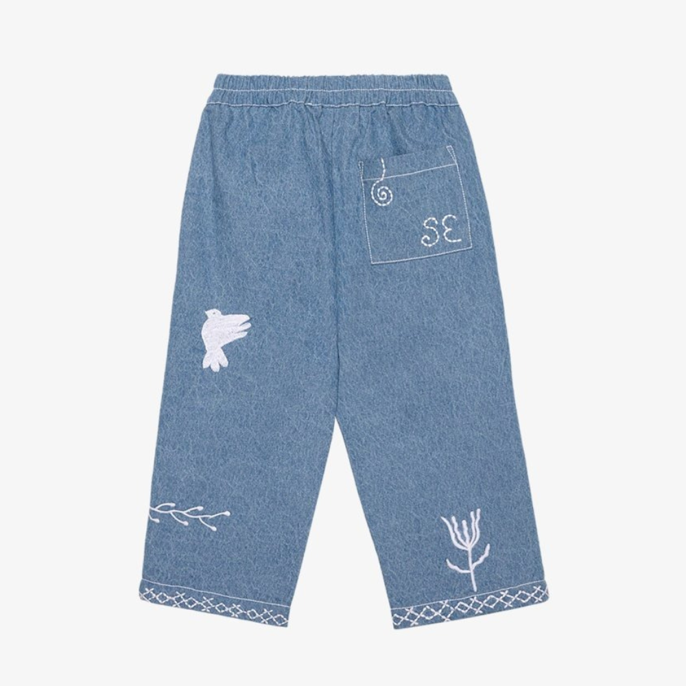 【SISSEL EDELBO】Oda MINI Pants Denim _ chu chu CHUPETERIA