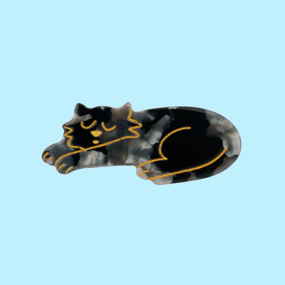 【Coucou Suzette】Black Cat Hair Clip _ chu chu CHUPETERIA