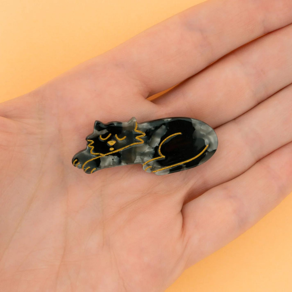 【Coucou Suzette】Black Cat Hair Clip _ chu chu CHUPETERIA