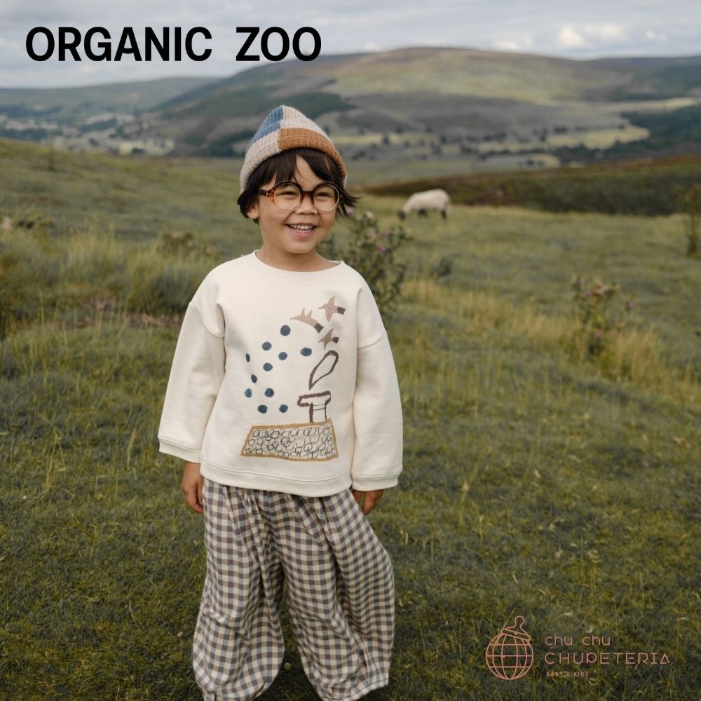 【新品】organic zoo 1-2y Gingham Lodge Pants Shoreline Gingham Lodge Pants | Organic Zoo