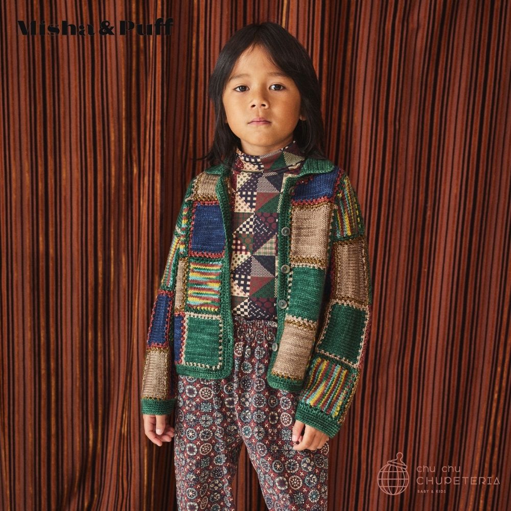 Misha & Puff】Turtleneck - Madder Root Patchwork (25WI Drop2