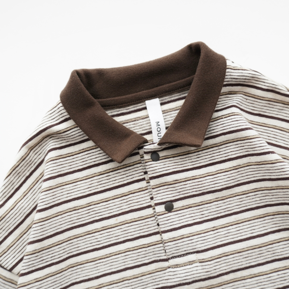 【MOUN TEN.】vintage border polo - 26AW Drop1 _ chu chu CHUPETERIA