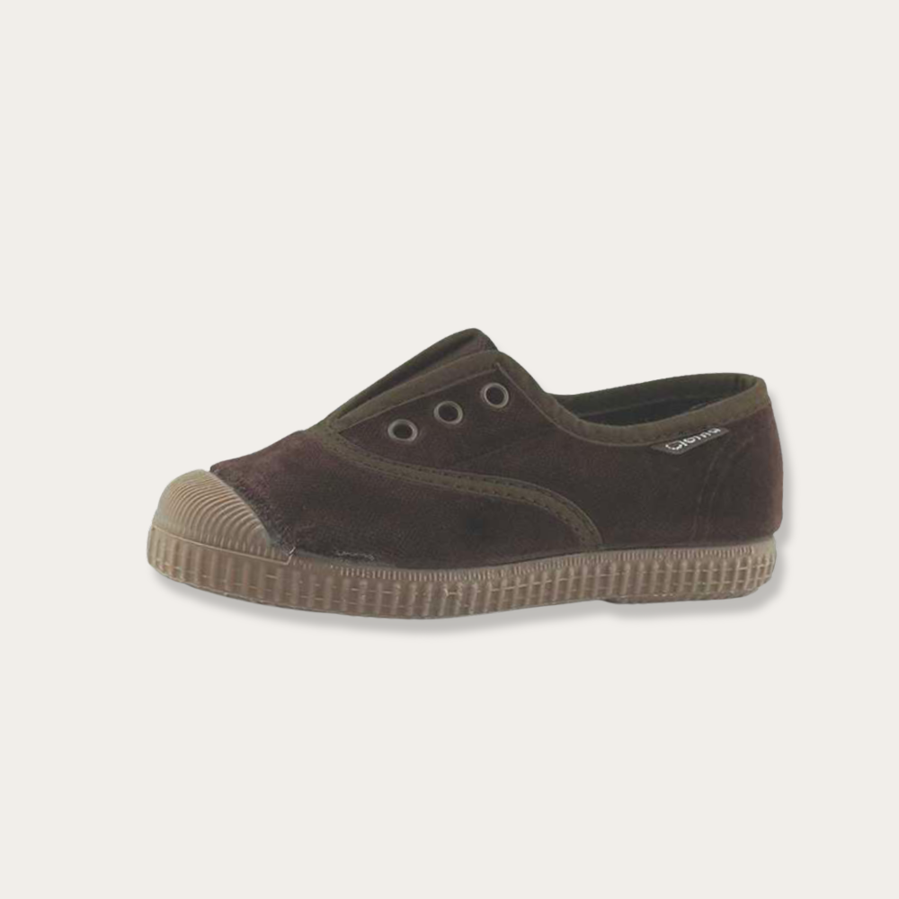【CIENTA】Velour Deck Shoes - 955A Brown _ chu chu CHUPETERIA