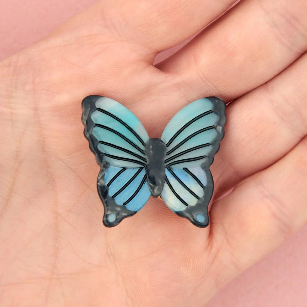 【Coucou Suzette】Blue Butterfly Hair Clip _ chu chu CHUPETERIA