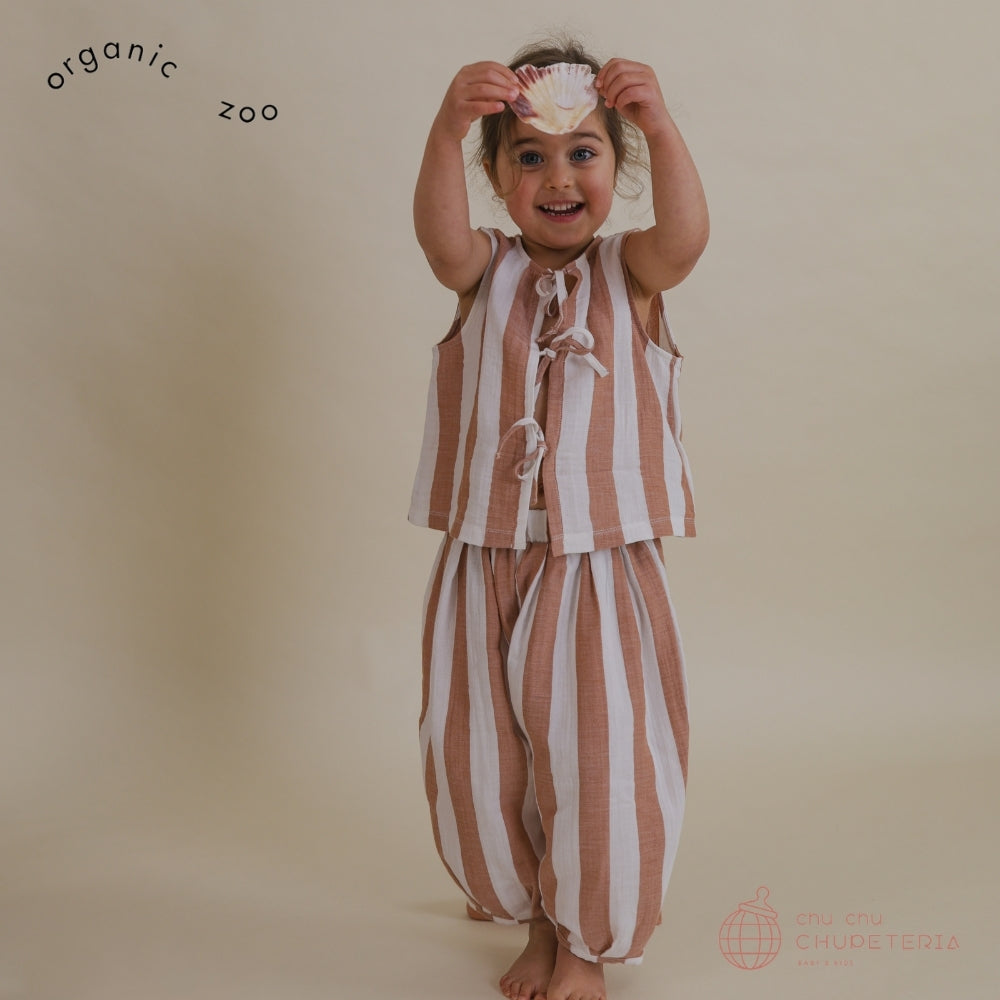 トップス organic zoo Sardine Stripes Resort Sardine Stripes Resort Top | Organic Zoo