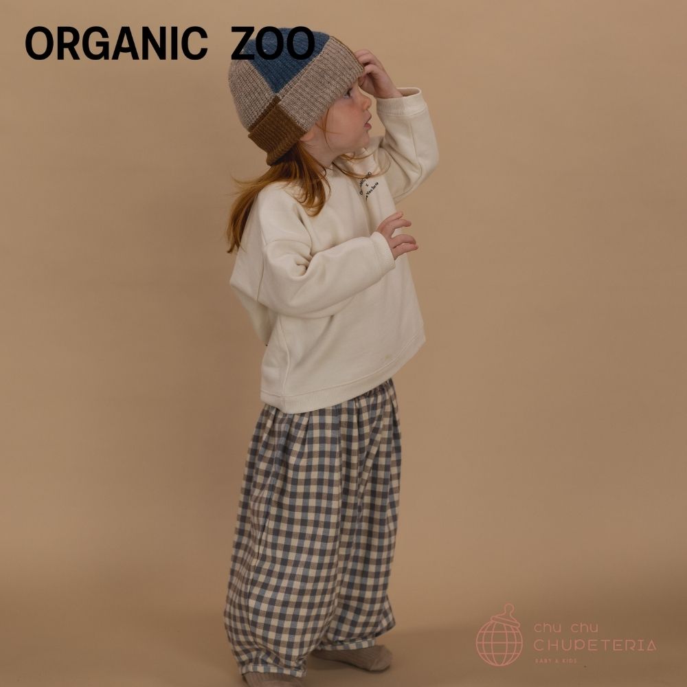 【新品】organic zoo 1-2y Gingham Lodge Pants Shoreline Gingham Lodge Pants | Organic Zoo