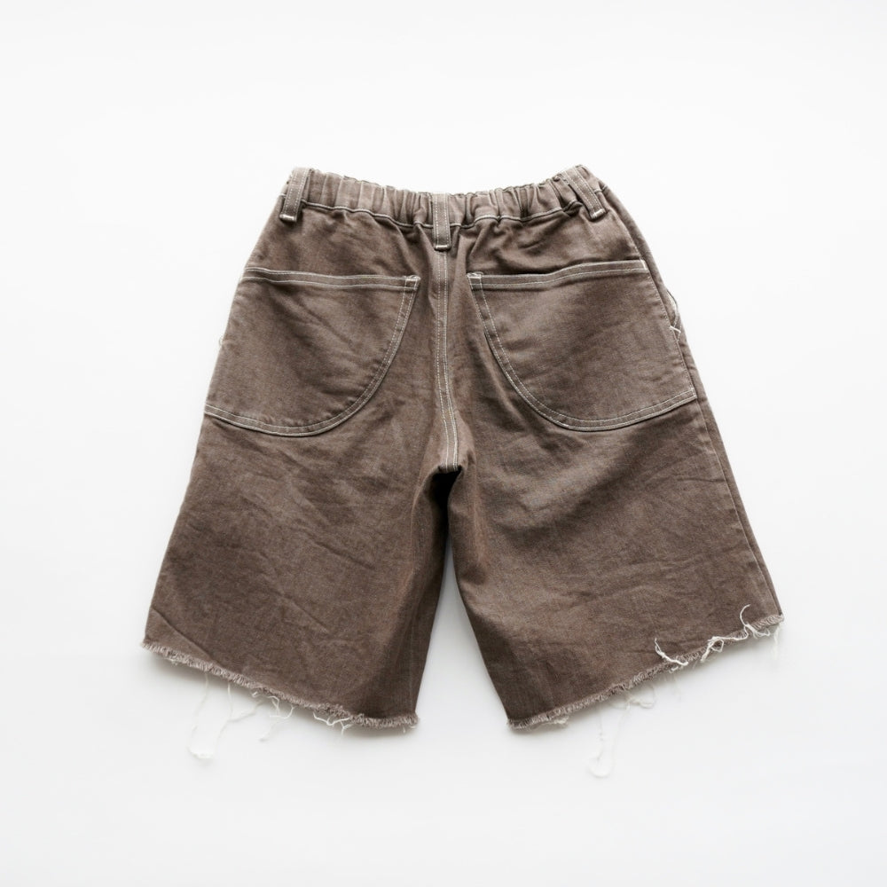 【MOUN TEN.】cutoff midi jeans - 26AW Drop1 _ chu chu CHUPETERIA