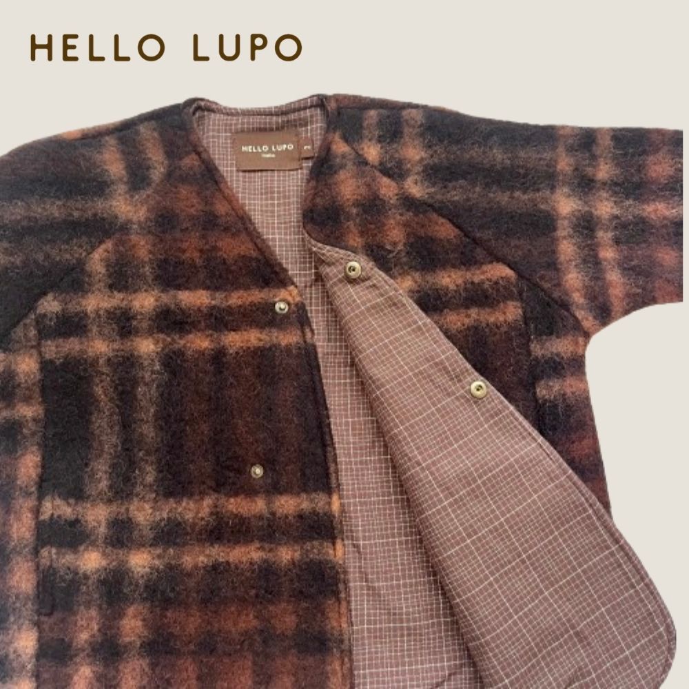 HELLO LUPO】Kimono Coat - Chestnut – chu chu CHUPETERIA