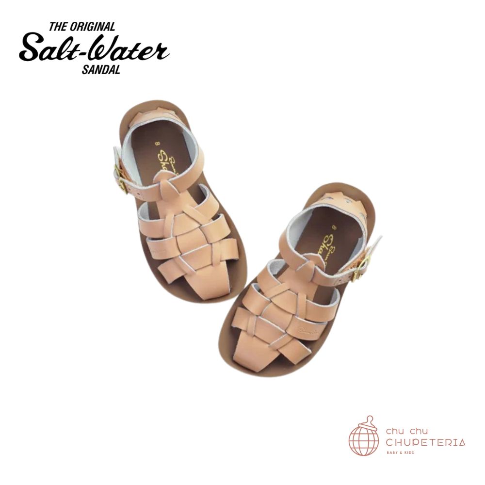 ※美品 Salt WaterソルトウォーターSHARK Latteサイズ10 Shark Latte (Kids) – Saltwater sandals japan