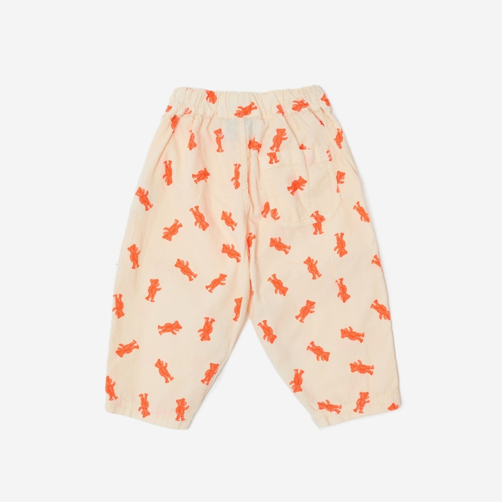 【BOBO CHOSES】Baby : Softpaw Monster all over denim pants - 26AW Drop2 _ chu chu CHUPETERIA