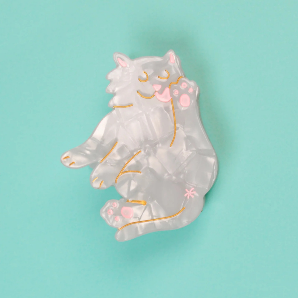 【Coucou Suzette】White Cat Hair Claw _ chu chu CHUPETERIA