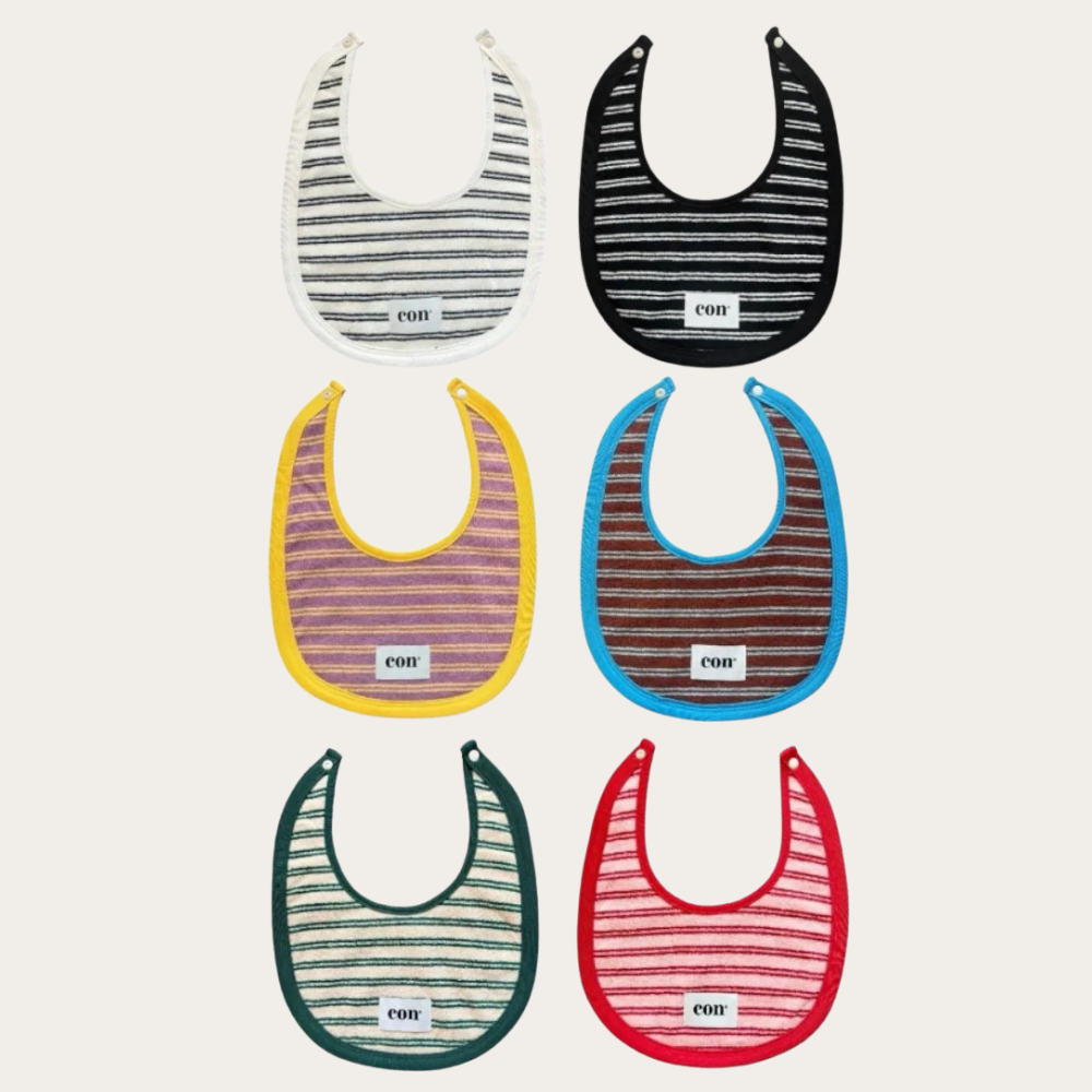 【con】Stripe Bib _ chu chu CHUPETERIA