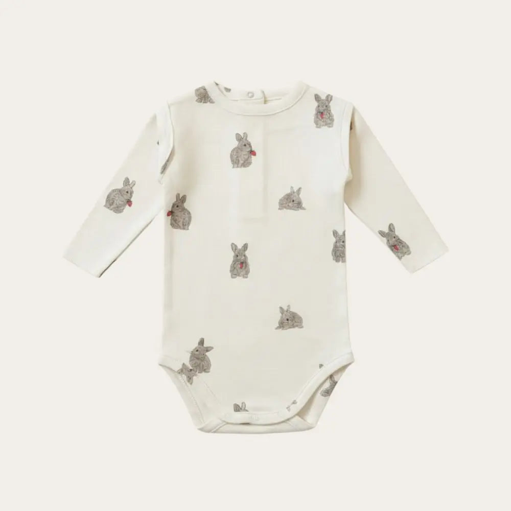 【STUDIO BOHEME】BODYSUIT LALA - ECRU LAPINS  (26AW Drop 1) _ chu chu CHUPETERIA