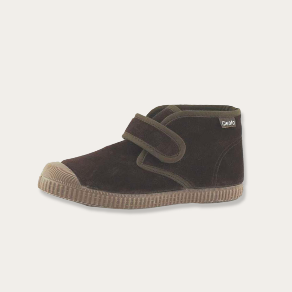 【CIENTA】Velour Boots - 975A  Brown _ chu chu CHUPETERIA