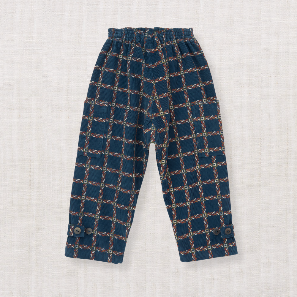 【Misha & Puff】CORDUROY YOSHI PANT - MARINE BLUE PORTICO - 26FA Drop2 _ chu chu CHUPETERIA