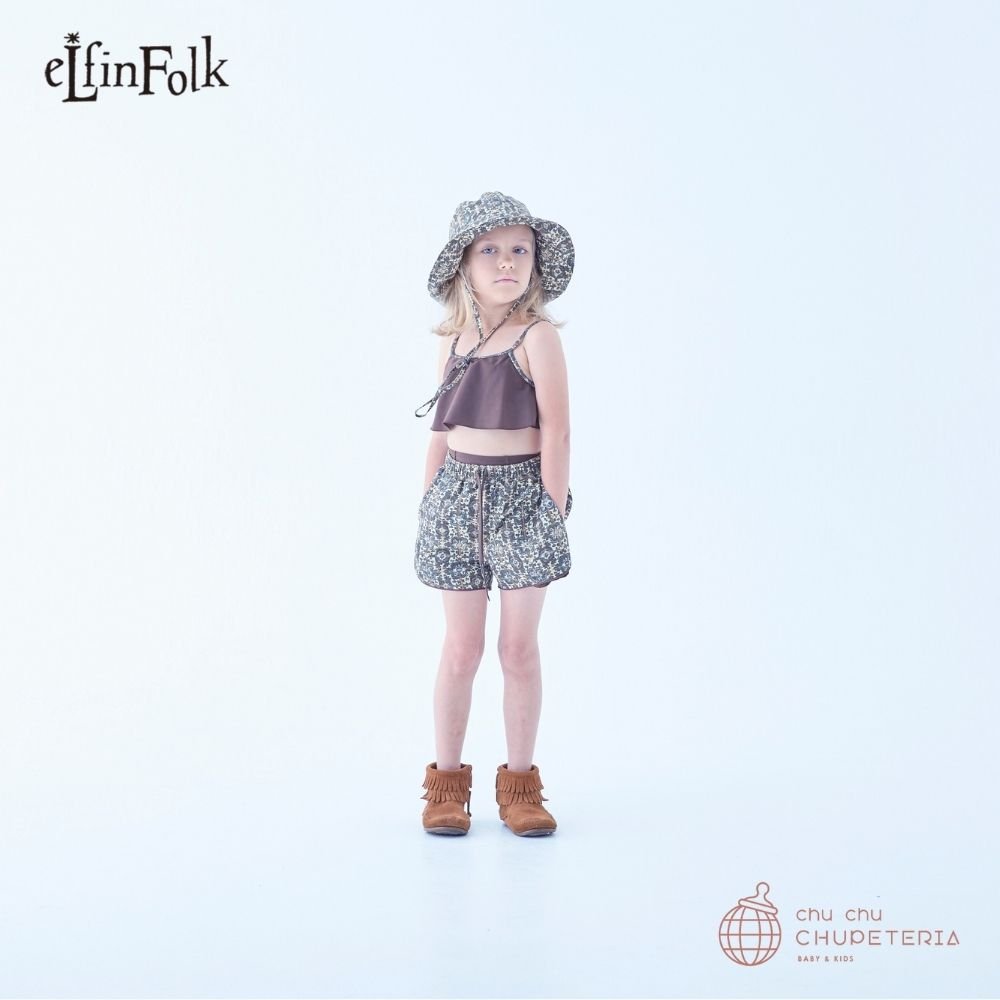 《2〜3月入荷予定》【eLfinFolk】Old Tile Pattern Boys - brown (26SS) _2 _ chu chu CHUPETERIA