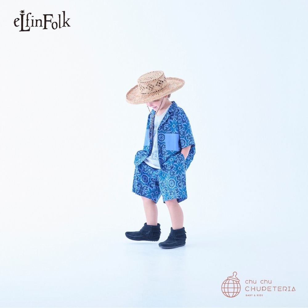 《2〜3月入荷予定》【eLfinFolk】Woven Raffia Hat - natural (26SS) _2 _ chu chu CHUPETERIA
