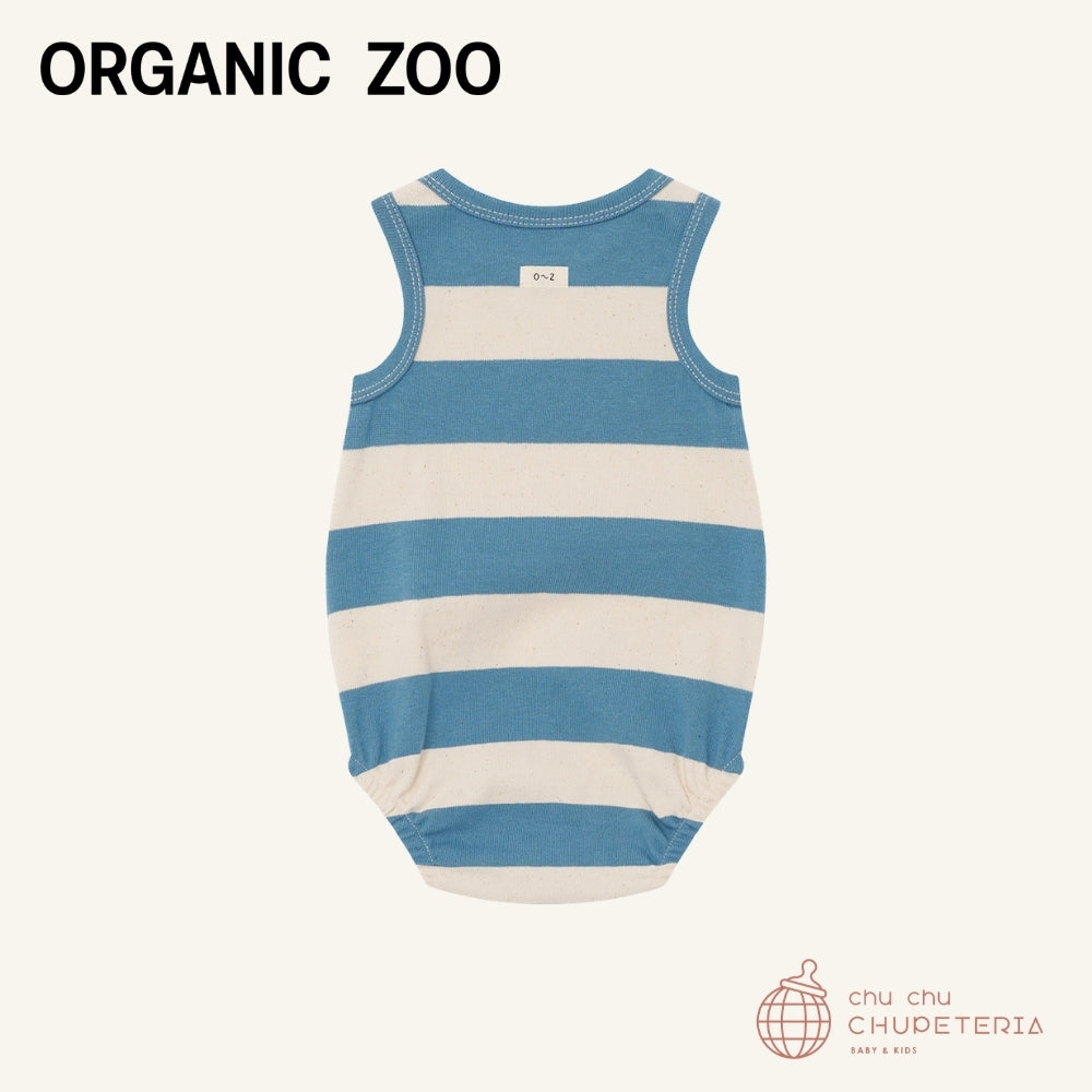 ｟送料無料｠【organic zoo】Deck Chair Stripes Sleeveless Bodysuit - chu chu CHUPETERIA