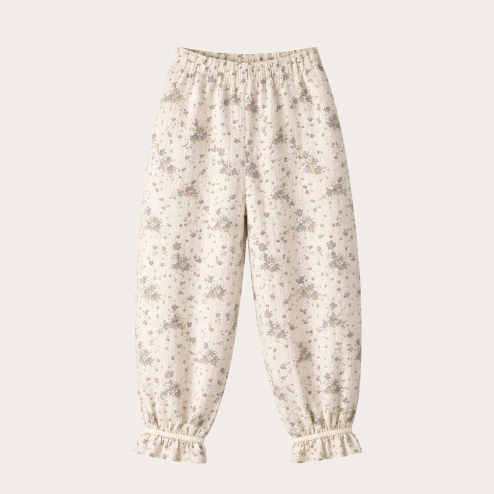 【THE LiTTLE POETS】Nocas Flowered Navy Pants _ chu chu CHUPETERIA