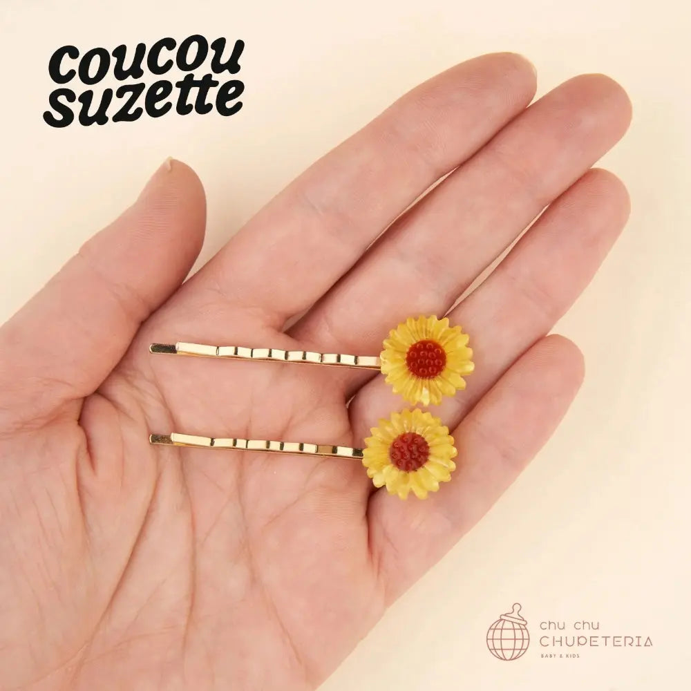 【Coucou Suzette】Sunflowers Bobby Pins - chu chu CHUPETERIA