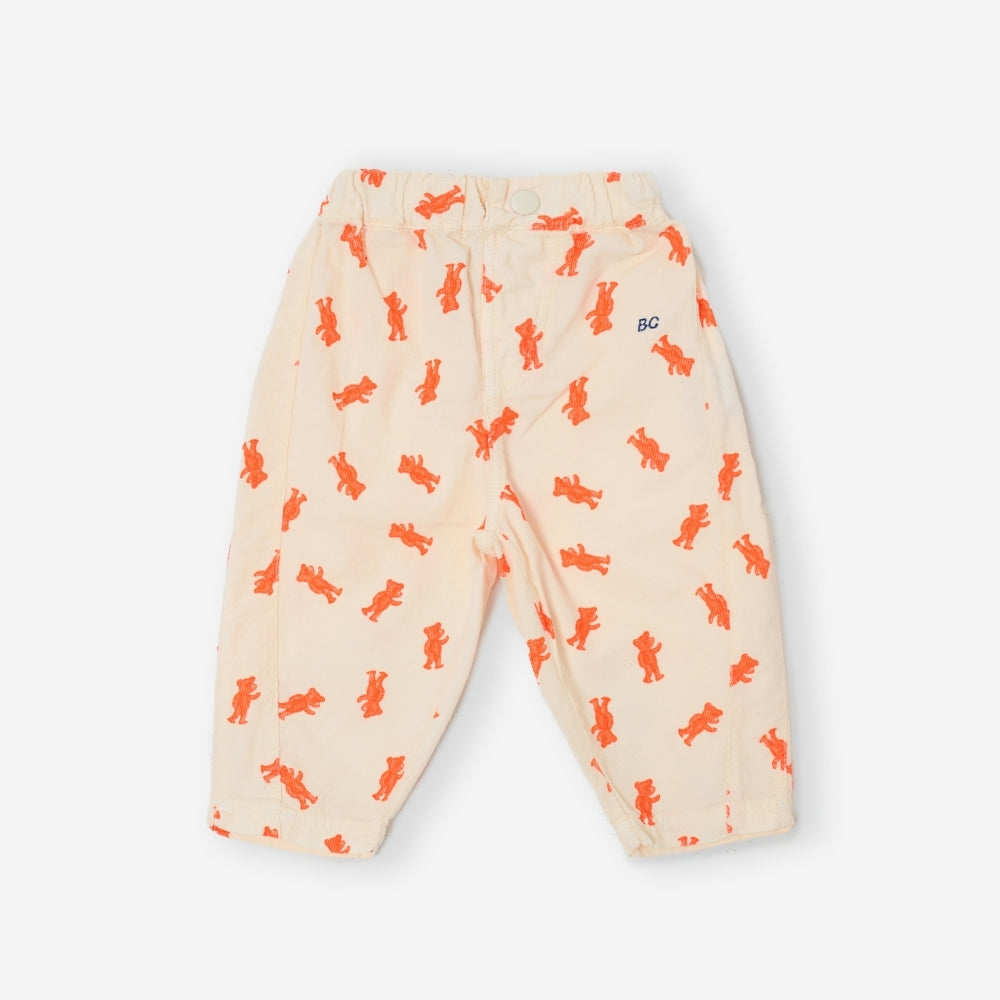 【BOBO CHOSES】Baby : Softpaw Monster all over denim pants - 26AW Drop2 _ chu chu CHUPETERIA
