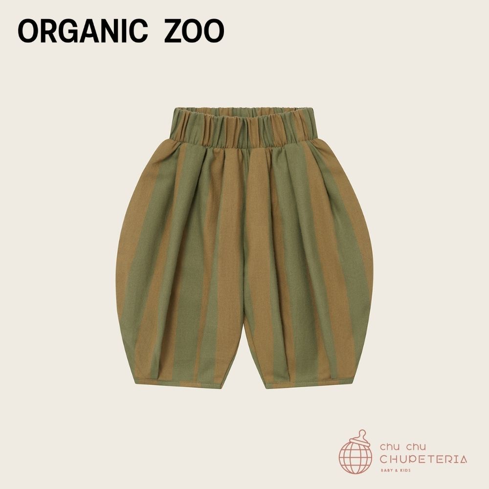 Free Shipping] [organic zoo] Blueberry Gingham Frill Culottes