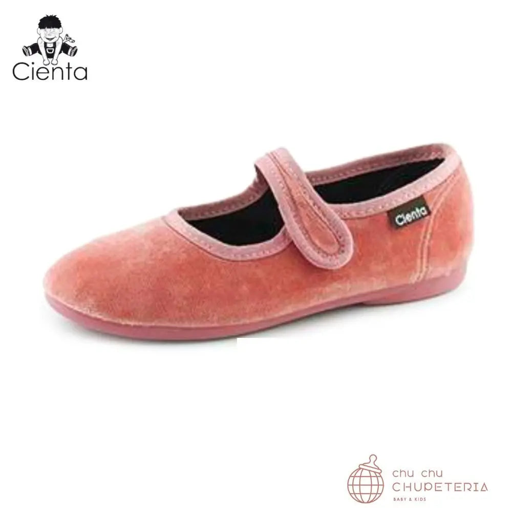 ｟3/31まで送料無料｠【CIENTA】Velour Shoes - 500 ROSA _1 _ chu chu CHUPETERIA