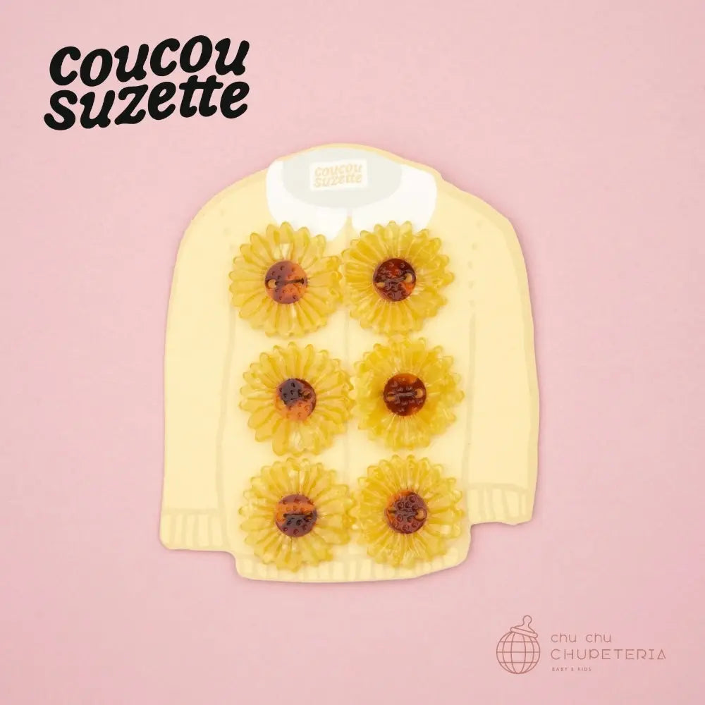 【Coucou Suzette】Sunflower Buttons Kit - chu chu CHUPETERIA