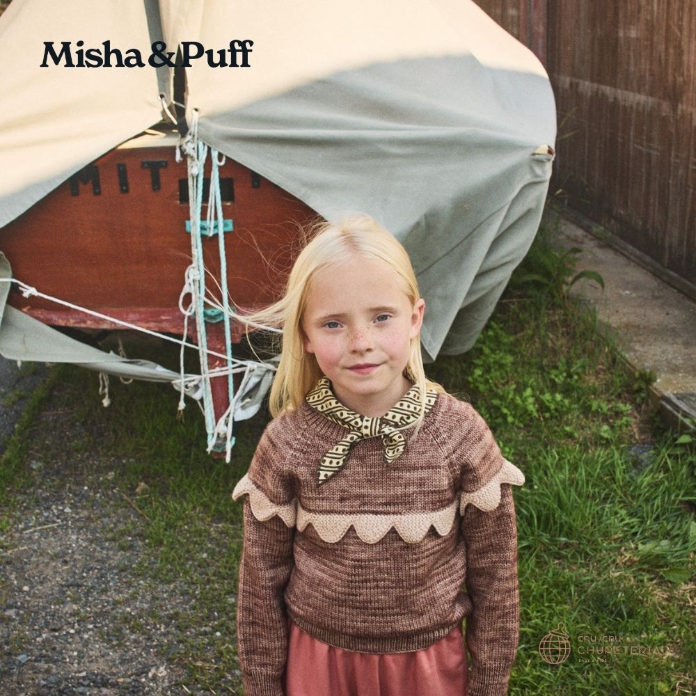 Misha&Puff】Scout Top -Raffia Little House Floral(25AW Drop2