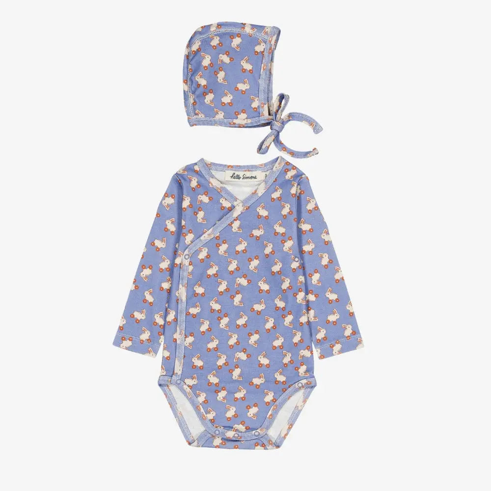 【hello Simone】Pima baby set Rabbit Blue _ chu chu CHUPETERIA