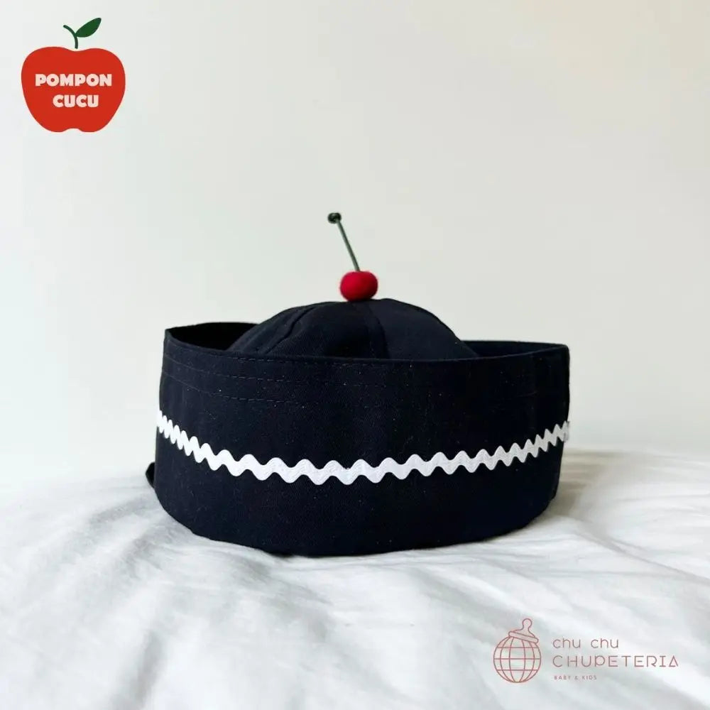 【POMPON CUCU】Sailor Hat - Cherry Cherry sailor hat – pomponcucu