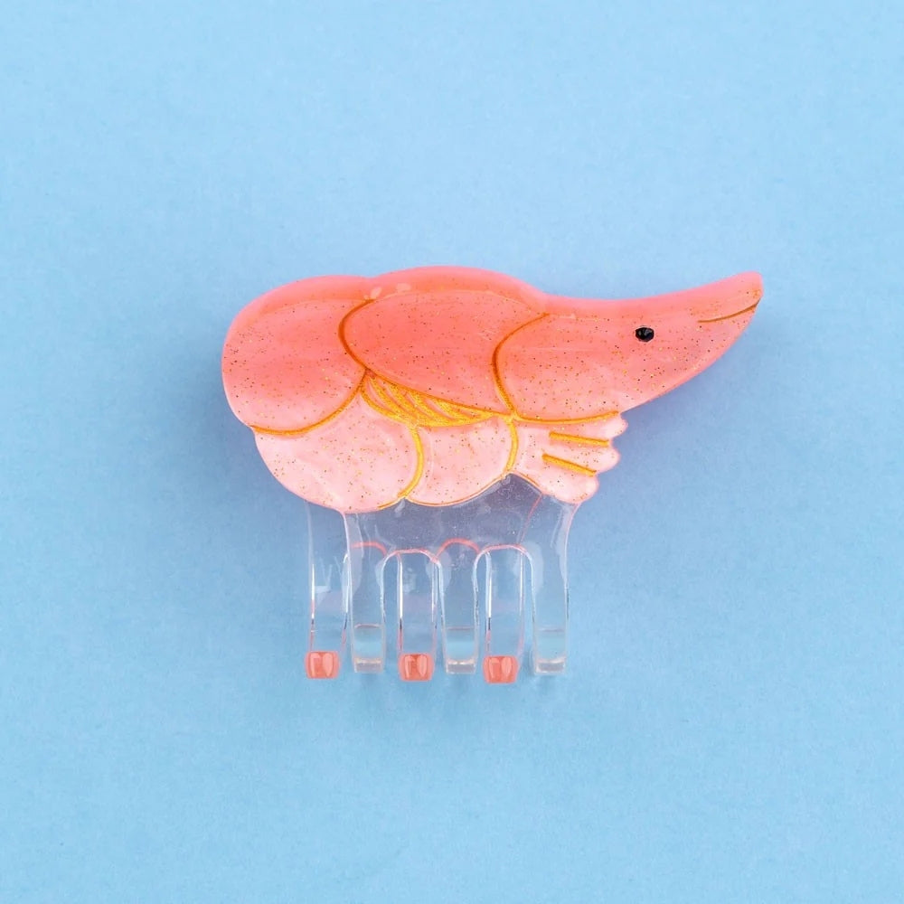 【Coucou Suzette】Shrimp Mini Hair Claw _ chu chu CHUPETERIA