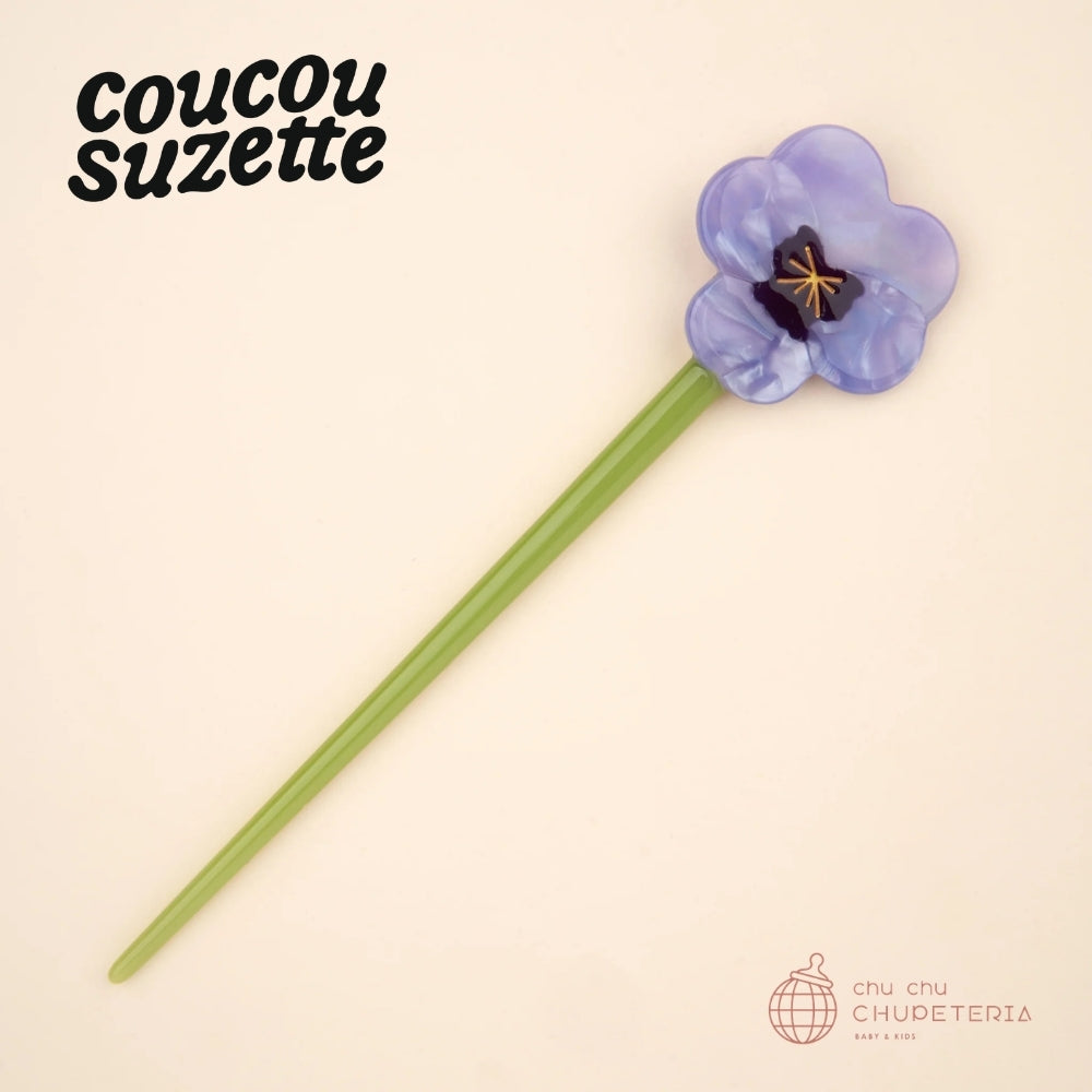 【Coucou Suzette】Pansy Hair Stick - chu chu CHUPETERIA