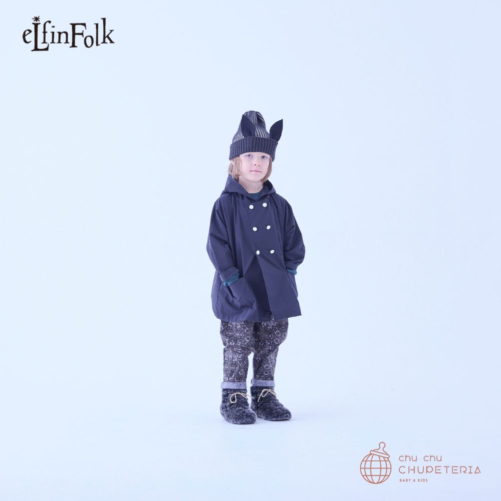 eLfinFolk｜Rib knit Knights cape 予約 9月入荷予定】【25AW】eLfinFolk(エルフィンフォルク)Rib