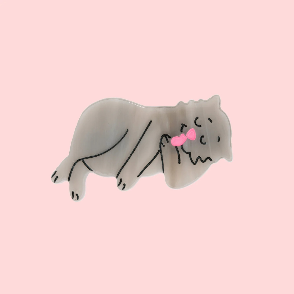【Coucou Suzette】Grey Cat Hair Clip _ chu chu CHUPETERIA