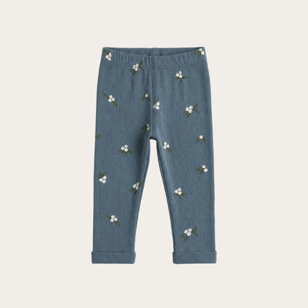 【STUDIO BOHEME】ROM POM LEGGINGS - BLUE / GUI (26AW Drop 2) _ chu chu CHUPETERIA