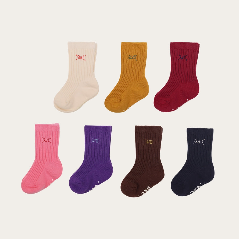 【avo】 AVO SHORT LOGO SOCKS_7colors _ chu chu CHUPETERIA