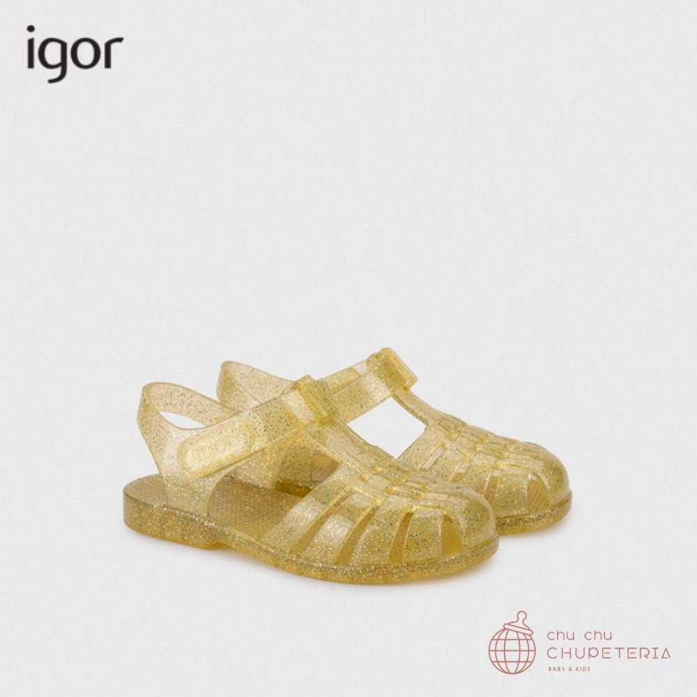 《送料無料》《4月上旬入荷予定》【igor】CLASICA CRISTAL - TR.AMARILLO MULTI GLITTER _1 _ chu chu CHUPETERIA