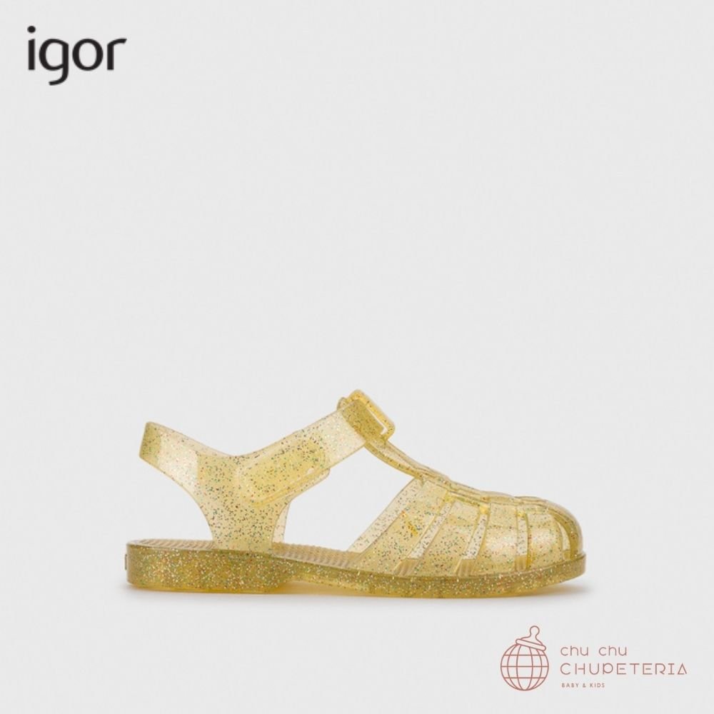 《送料無料》《4月上旬入荷予定》【igor】CLASICA CRISTAL - TR.AMARILLO MULTI GLITTER _2 _ chu chu CHUPETERIA