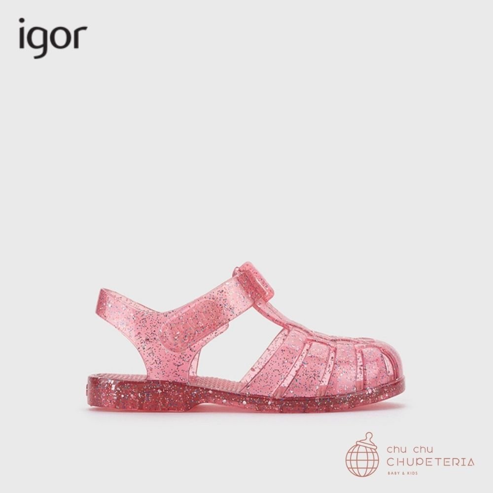 《送料無料》《4月上旬入荷予定》【igor】CLASICA CRISTAL - TR.FUCSIA MULTI GLITTER _2 _ chu chu CHUPETERIA