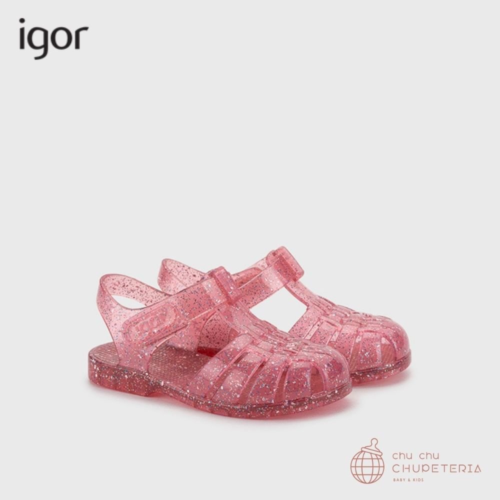 《送料無料》《4月上旬入荷予定》【igor】CLASICA CRISTAL - TR.FUCSIA MULTI GLITTER _1 _ chu chu CHUPETERIA